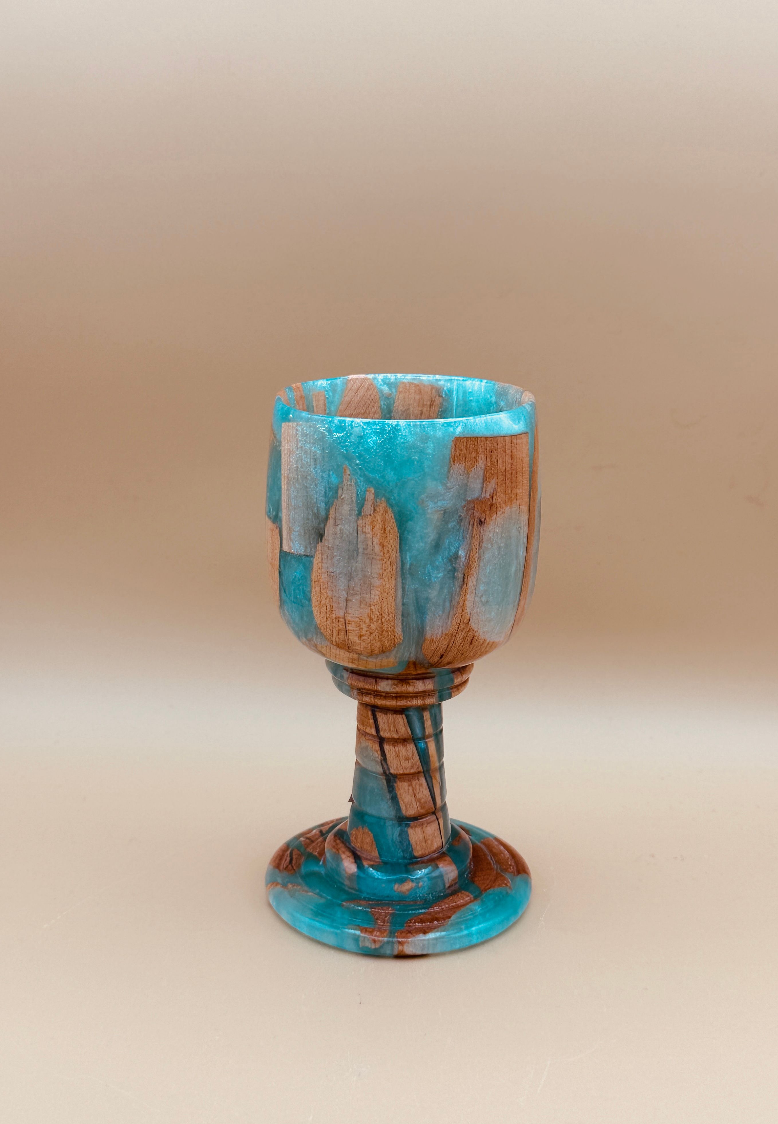 Amazing Wood and Resin Chalice - Image 1